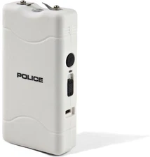 Stun Gun Police 800-700 BV Mini USB Rechargeable LED Flashlight White