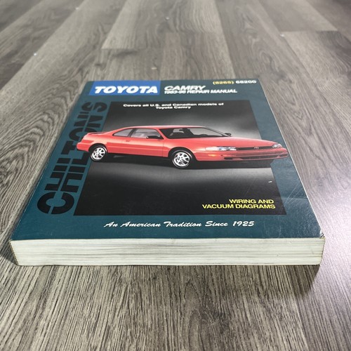 TOYOTA CAMRY 1983 thru 1996 CHILTON REPAIR MANUAL (8265) 68200 - Picture 2 of 8