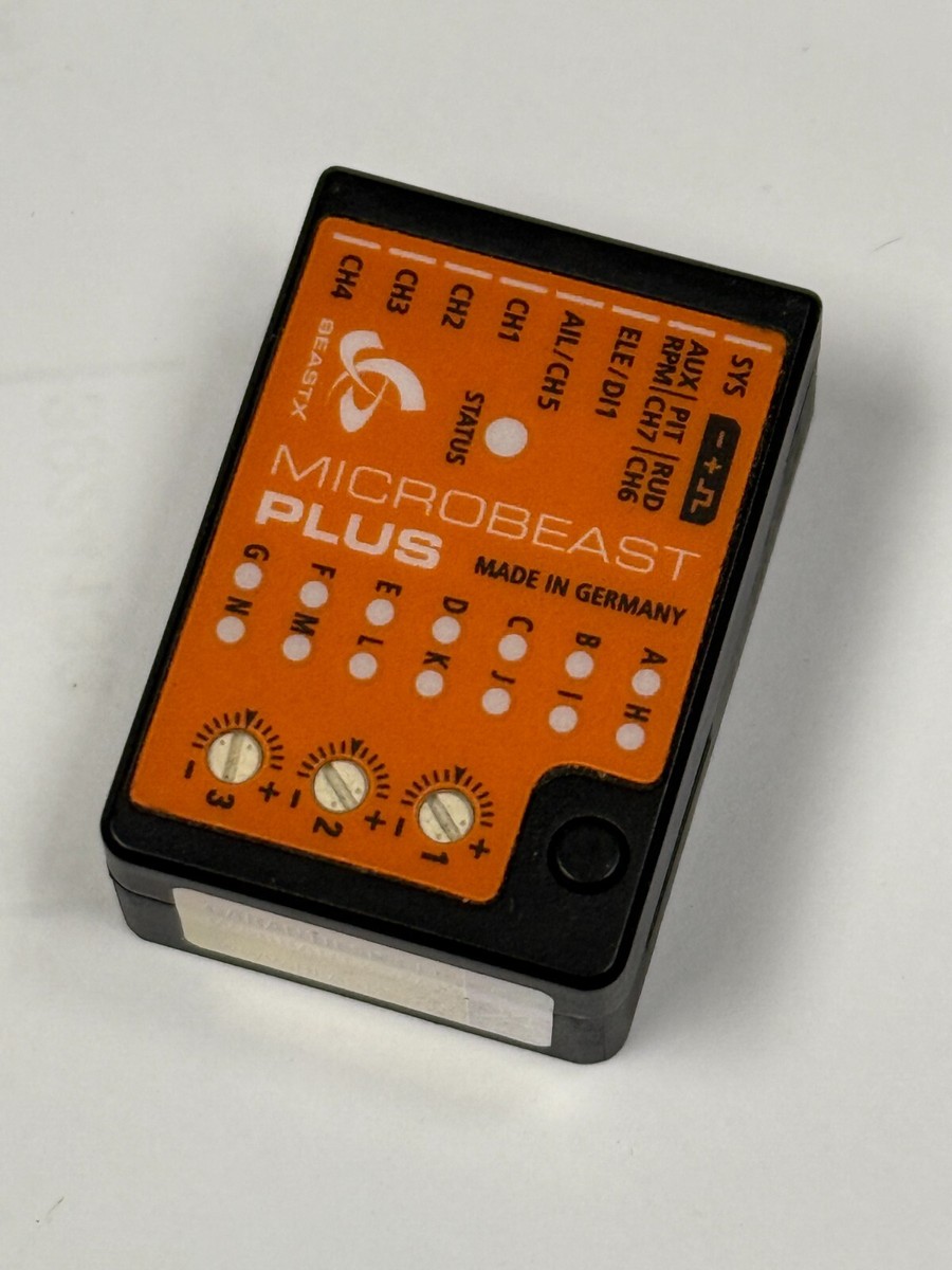 ホビーラジコン MICROBEAST PLUS FLYBARLESS SYSTEM GYRO MICROBEAST PLUS FLYBARLESS SYSTEM GYRO ホビーラジコン