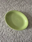 Vtg Fiesta 13" Oval Serving Platter In Chartreuse