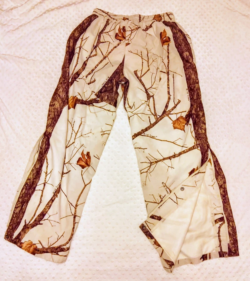 Wildfowler Outfitter Hombres Blanco Nieve Med Árboles Salvajes Camuflaje Pantalones Cintura Elástica Caza Foto 4 de 4