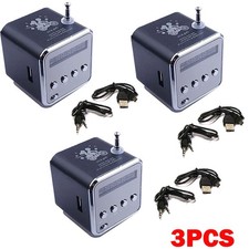 3x Portable Mini Speaker Music Player FM Radio Micro SD TF USB MP3 Bluetooth HOT