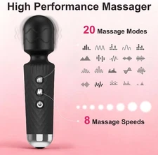 Mini Massager Tool Device, Premium Silicone Relaxation Massager Rechargeable