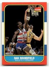 1986-87 Fleer #95 Dan Roundfield Washington Bullets Vintage NM Basketball