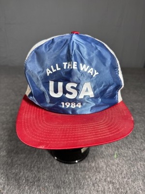 80’s Vintage Style Red White Retro Men’s Adjustable Mesh Trucker Hat Cap Slogan $_12.JPG?set_id=880000500F main image 2
