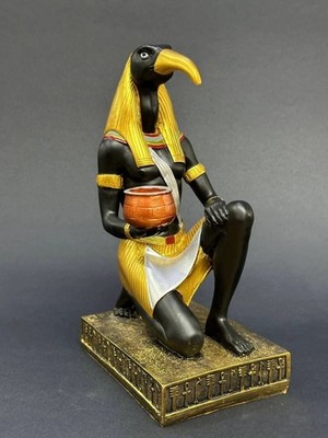 Authentic Ancient Egyptian Antiquities Thoth Candle Holder Statue Egyptian BC