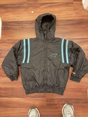Vintage Kids Medium Puma Carolina Panthers NFL Puffer Jacket Football
