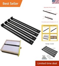 Drawer Repair Kit, Furniture Repair Accessory Bracket Middle Mount to Reinfor...