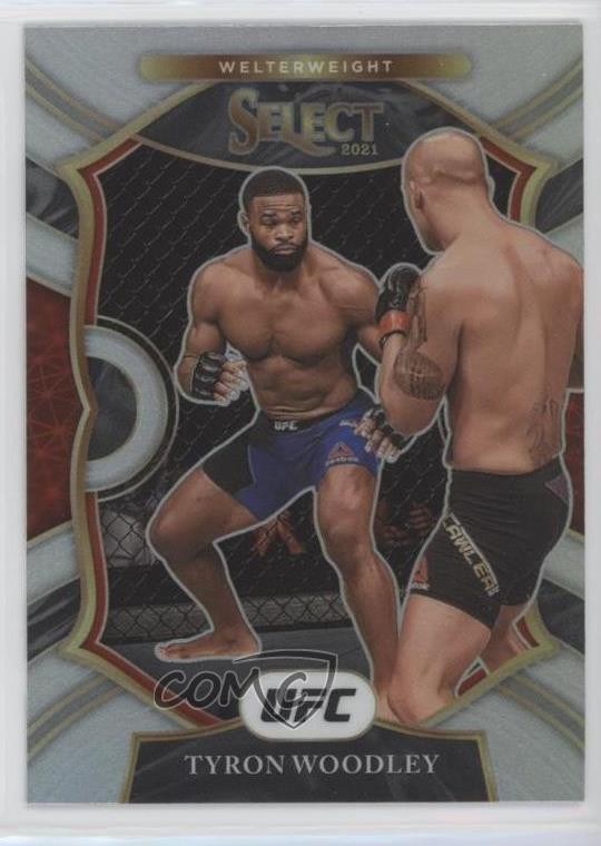 2021 Panini Select UFC Concourse Silver Prizm Tyron Woodley #3 0g27