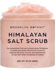 Brooklyn Botany Himalayan Salt Body Scrub 10 oz  Moisturizing  Exfoliating
