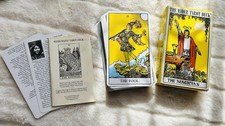 Classic Rider-Waite Tarot Deck by Pamela Colman Smith 2004 Complete Instructions