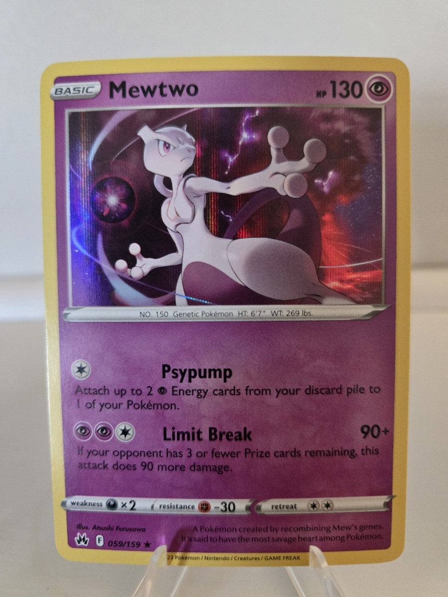 Mewtwo 059/159 Crown Zenith Holo | eBay