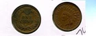 1884 INDIAN HEAD PENNY AU 7461T