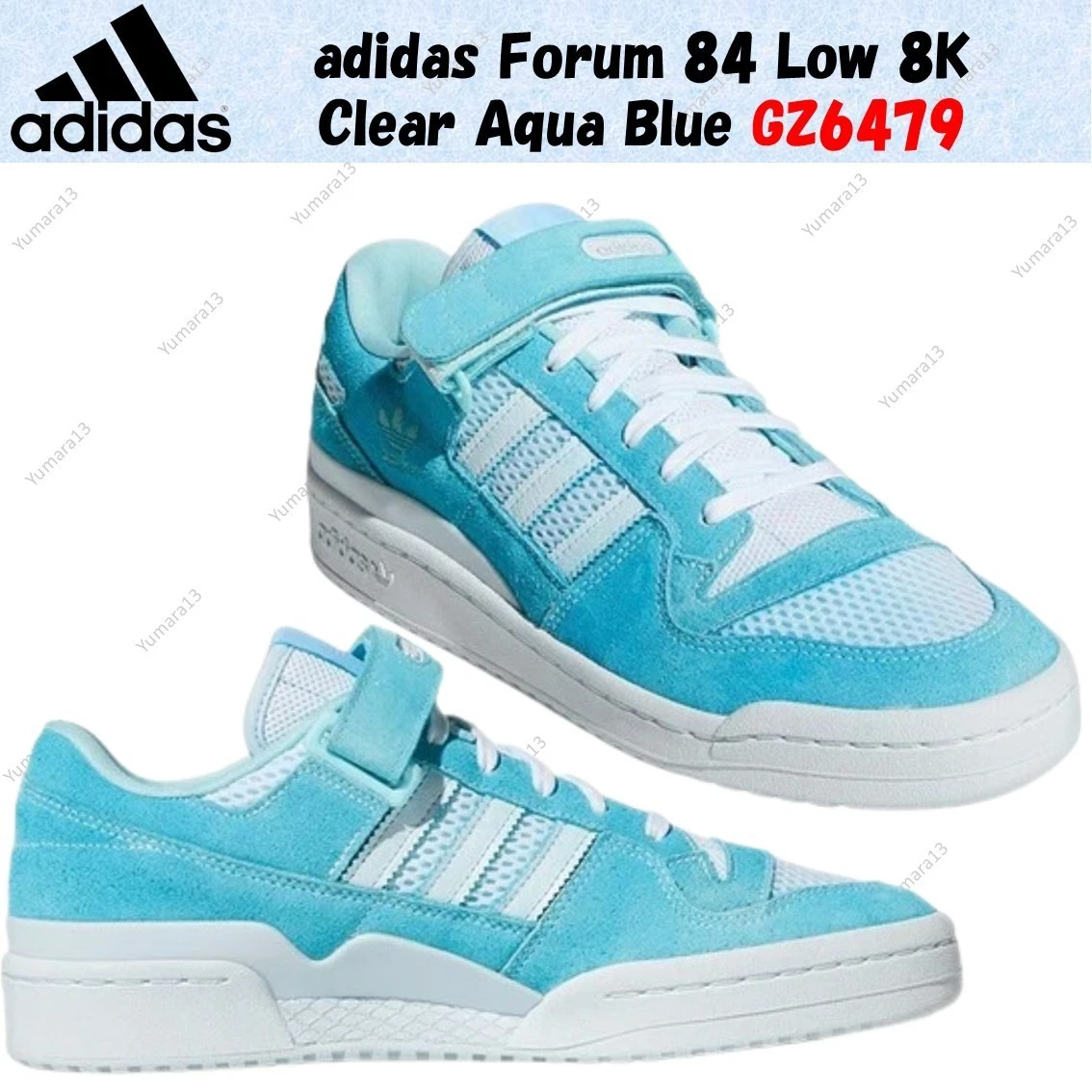 adidas Forum 84 8K Low Clear Aqua for Sale | Authenticity  display picture 1