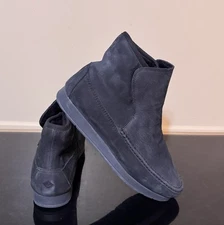 New Men’s Sperry Moc Sider Chelsea Black Leather Sheep Boots Sz 12 Box/No Top