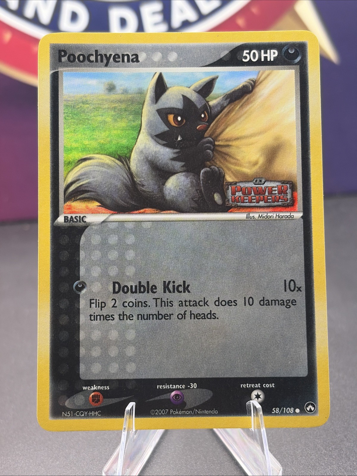 Poochyena 58/108 Power Keepers Reverse Holo