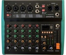 Mixer Audio, Console Di Miscelazione a 6 Canali, Mixer Professionale DJ Con Effe