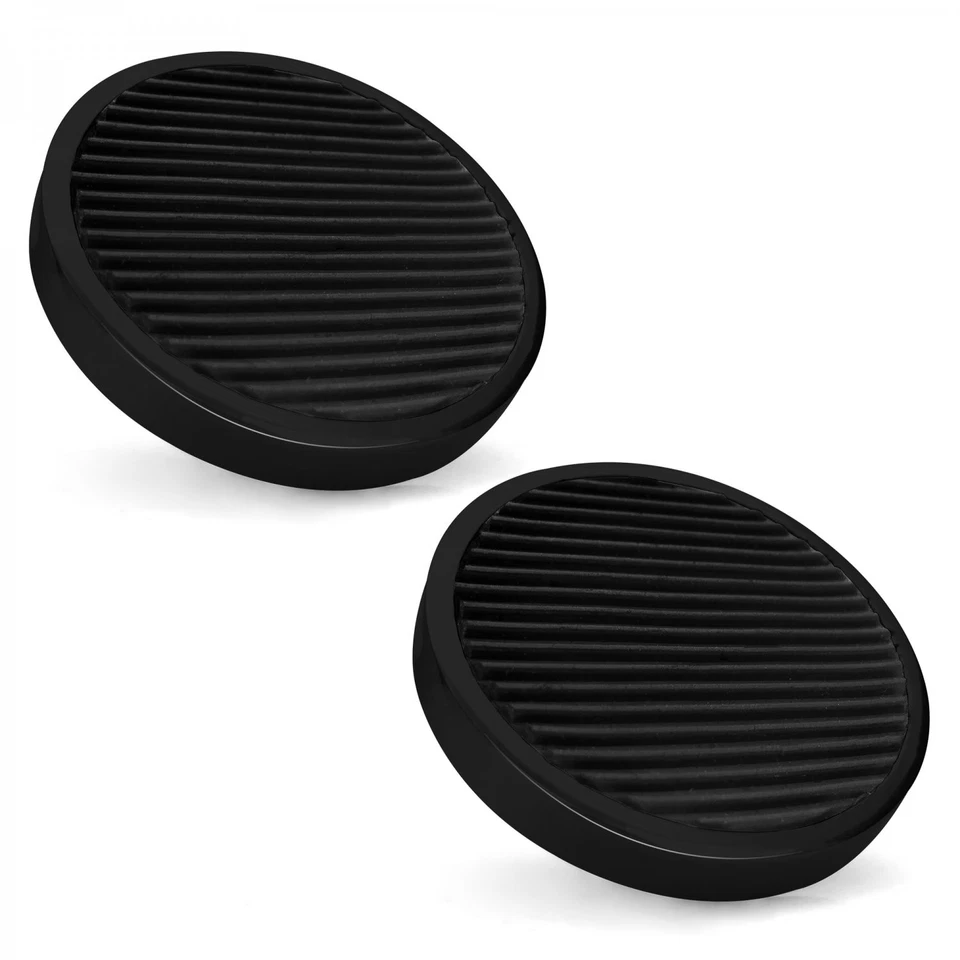 Pedales de freno y embrague redondos Billet - palanca de cambios americana negra ASCPEDAC004BKP  Foto 2 de 4