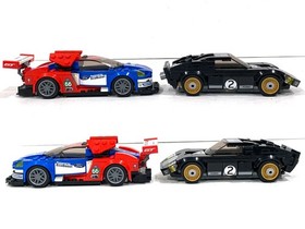 USED LEGO SPEED CHAMPIONS 75881 2016 FORD GT & 1966 FORD RETIRED SET