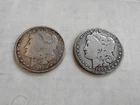 Lot of Two 1892 S Morgan Silver Dollars Good Condition Low Mintage Key Date