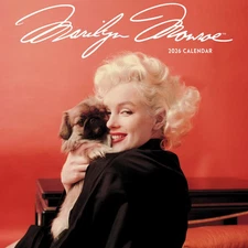 Carousel Calendars,  Marilyn Monroe 2026 Wall Calendar, 12'' X 12'', 16-Month Ca