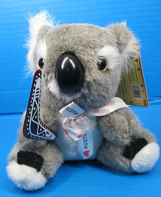 Boom Up Koala Bear w/Boomerang Stuffed Plush Toy 7'' w/Tag Stuffed Animal