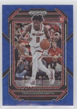 2023-24 Panini Prizm Draft Picks Blue Wave 219/249 Terquavion Smith #10 0b3