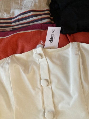 Odd Muse the ultimate strapless mini dress white XXL bnwt - Picture 2 of 7