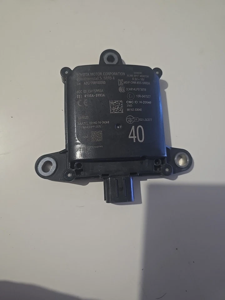 Capteurs D'angle mort Lexus Toyota ES CHR Yaris 4135A-SRR3A A2C7758100200 - Photo 2/2