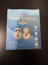 Anti-Noise Sleep Earplugs Noise Canceling -33db Reusable Ear Protection NIB