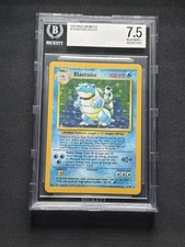 Carta Pokemon Blastoise 2/102 4° Stampa Holo BGS 7.5 Base 1999-2000