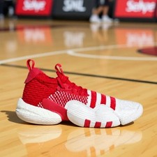 Adidas Basketball Trae Young 2 Team Power Red White Men's Size 13 H03845 Boost