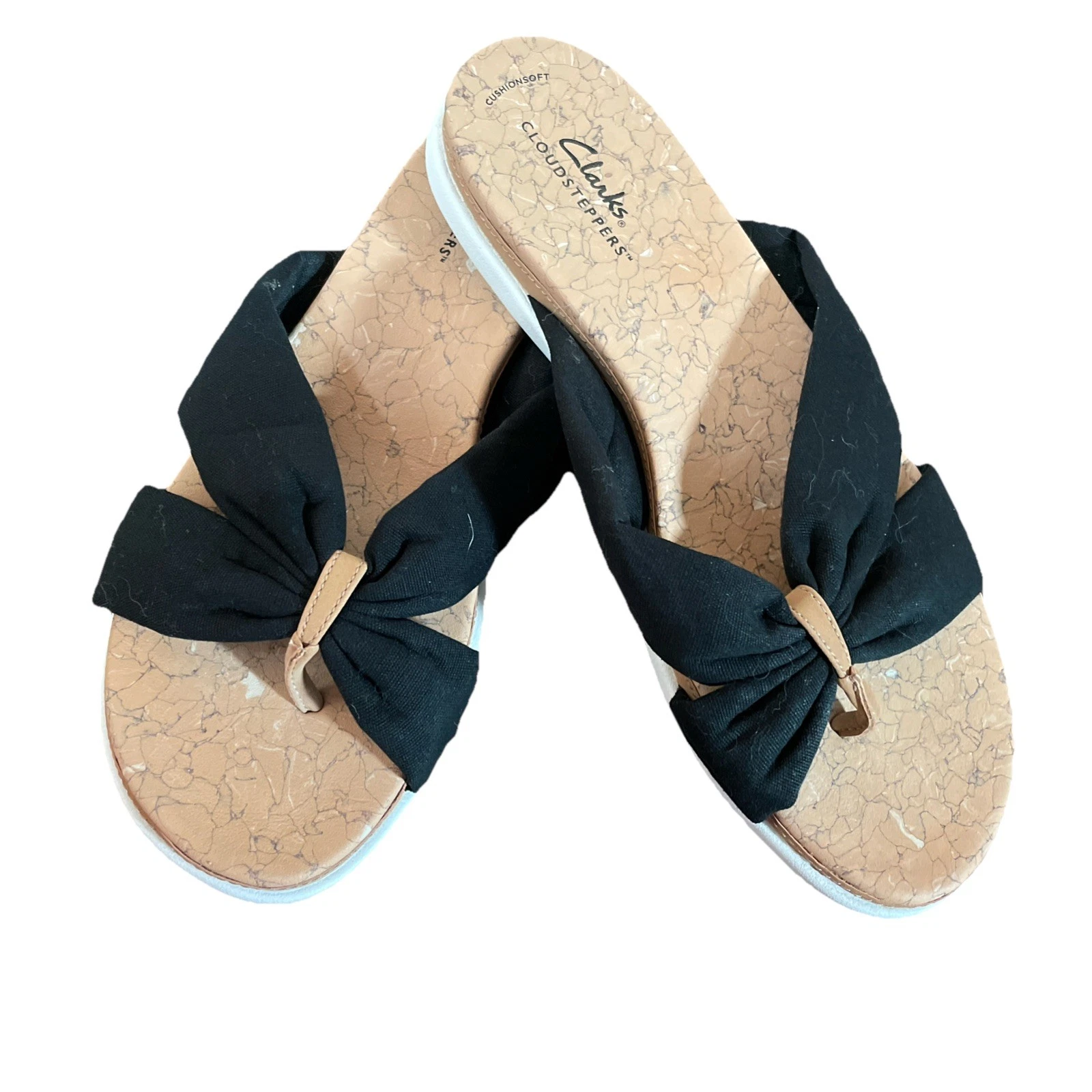 Clarks Sandalo Donna Eliza Shore Slide Nero 10M Nero