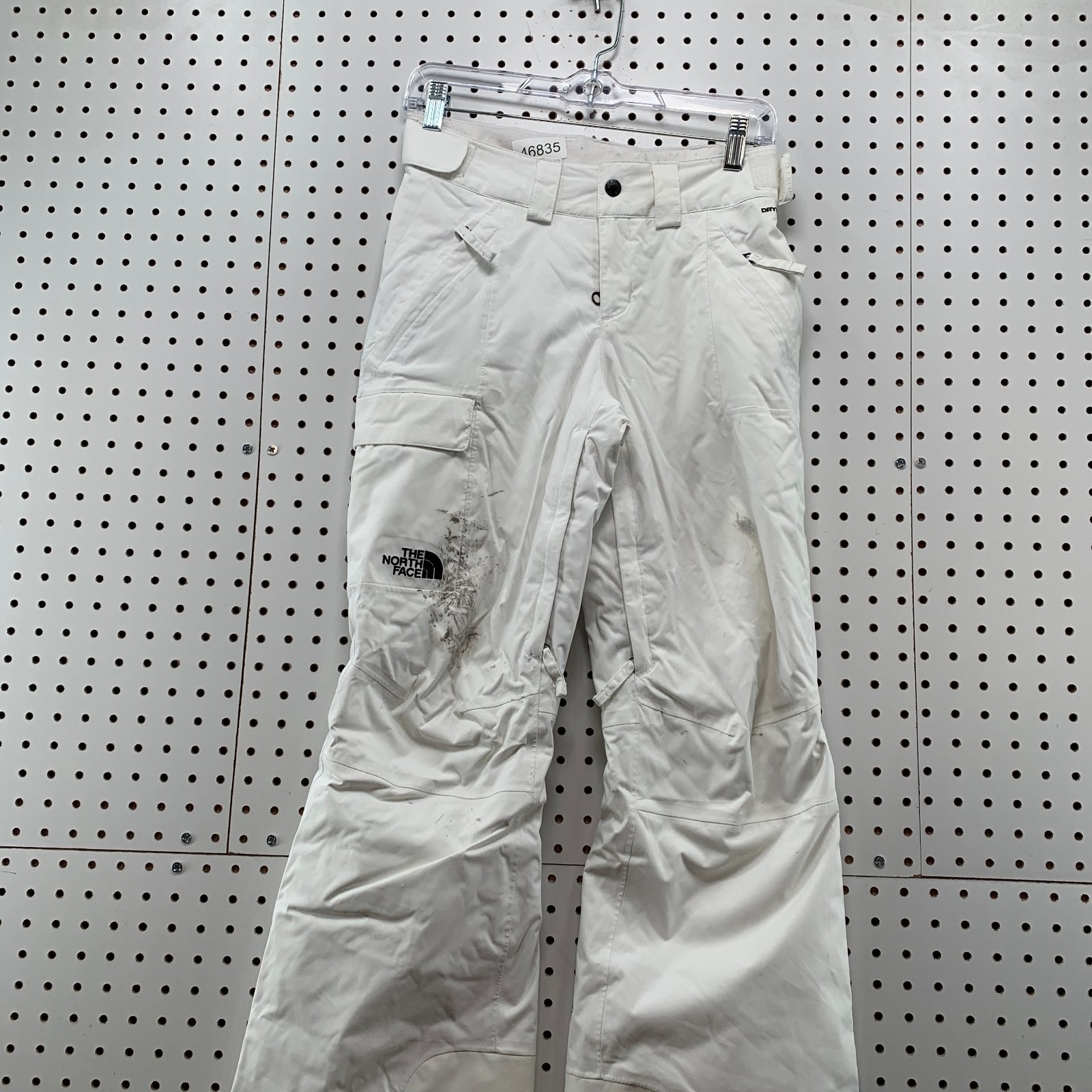 North Face Snow Pants Womens XS White Snowboard Ski Sfot Shell Nylon Blend thumbnail 2