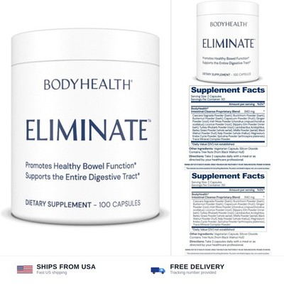 BodyHealth Intestinal Cleanse - Eliminate, Colon Cleanser Detox, Gentle Laxat...