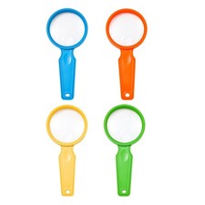 4 Pcs Magnifying Glass for Office Kids Hand Lens