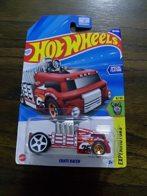 Hot Wheels 2025 Let's Race Black Red Crate Racer 160/250 Experimotors 5/10