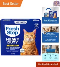 Heavy Duty Cat Litter Fiber Clumping Odor Control With Febreze 17.5 lb