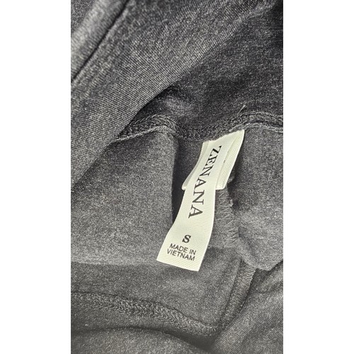 NWOT zenana S grey pocket pull on leggings grey stretch comfort casual active - Picture 3 of 6