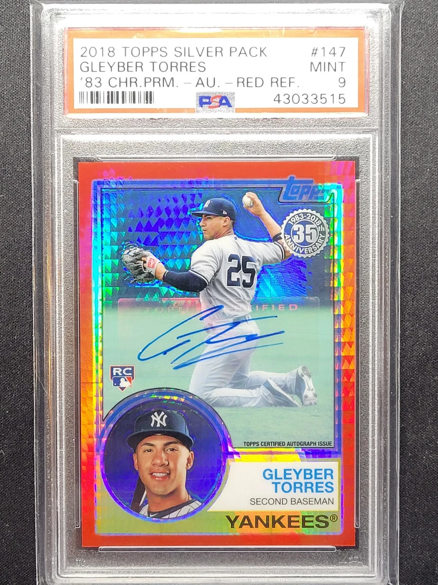 Gleyber Torres Professional Sports Authenticator (PSA) Baseball