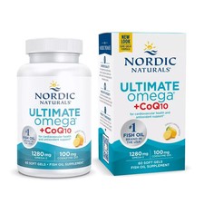 Nordic Naturals Ultimate Omega  CoQ10 Softgels Dietary Supplement - 60ct 1280mg