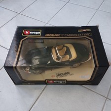 Burago JAGUAR E Type  1961 -  1/18 Cabriolet con Scatola vintage epoca Originale