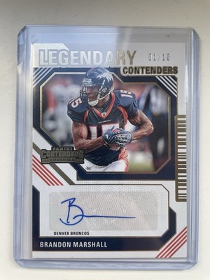 2024 Panini Contenders Brandon Marshall Legendary Contenders Auto GOLD 1/10
