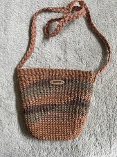 Borsa Esprit vintage in paglia intrecciata