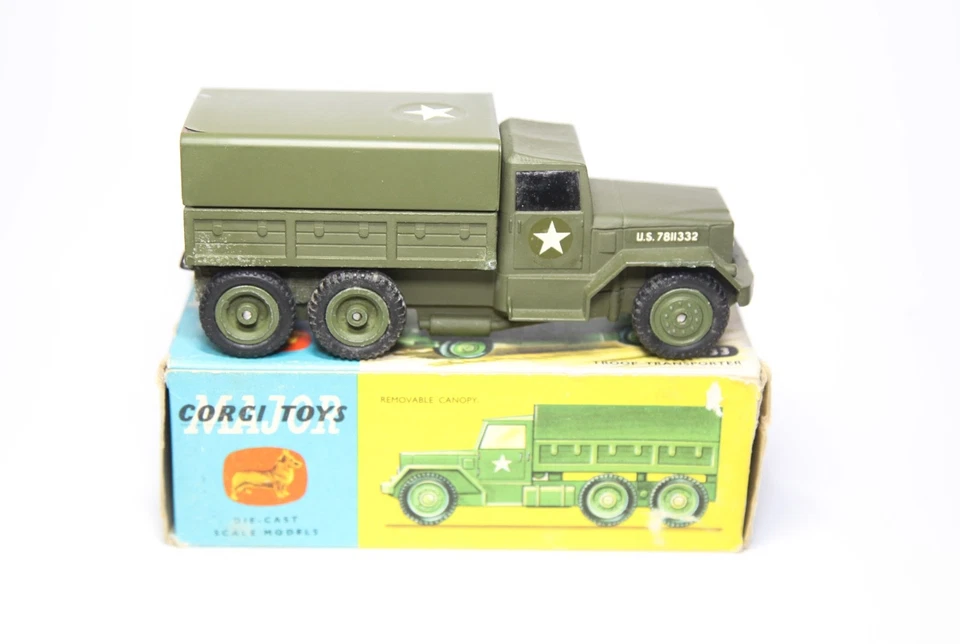 Transportador de tropas Corgi 1133 en caja original - Excelente original vintage Foto 4 de 4