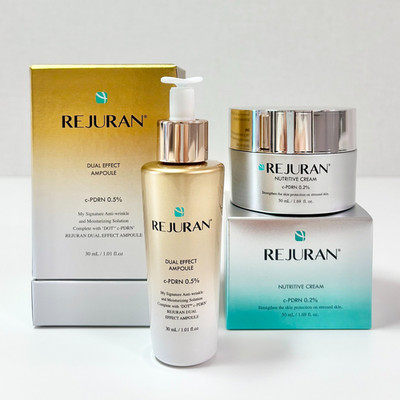REJURAN Healer Nutritive Cream + Dual Effect Ampoule Duo Set  K-Beauty
