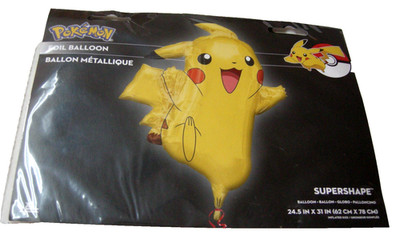 Pokemon Super Shape Foil Balloon By  Anagram, 24.5'' x 31'', Brand New