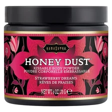 HONEY DUST STRAWBERRY  KISSABLE BODY POWDER ORIGINAL 6 OZ