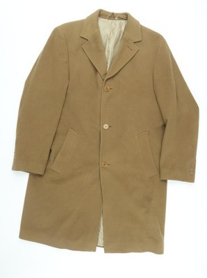 Marks and Spencer Herren Braun Wollmantel Medium