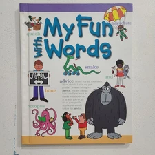 My Fun with Words Dictionary Children's Book A-K By James Ertel 